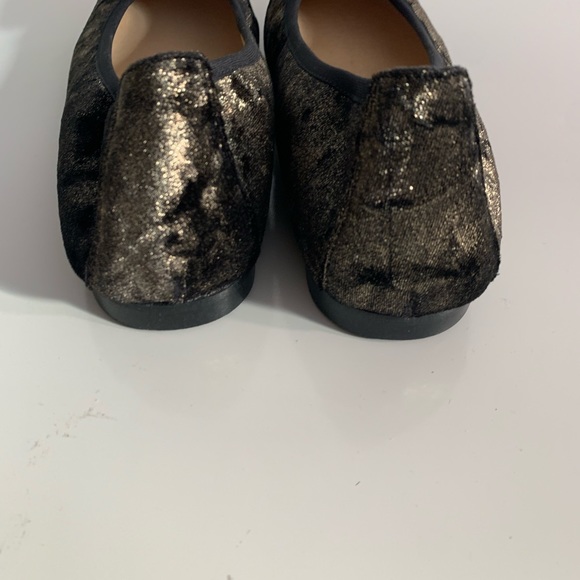 Blublonc Gold velvet ballerina flats size 41 - Picture 6 of 7
